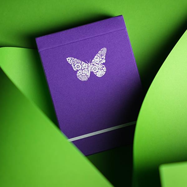 Baralho de Cartas Marcado Butterfly Royal Purple Edition