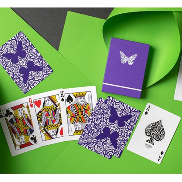Baralho de Cartas Marcado Butterfly Royal Purple Edition