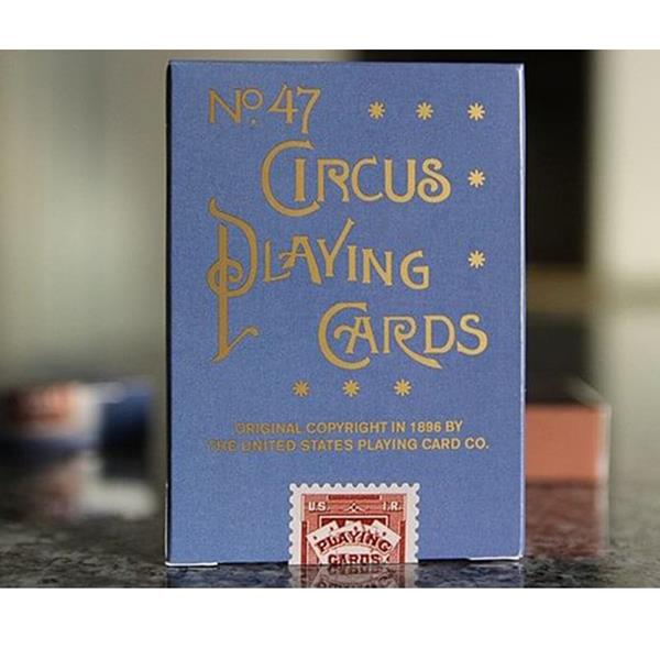 Baralho de Cartas Circus No.47 Azul Gilded