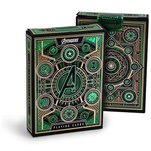 Baralho de Cartas Coleção Avengers Verde