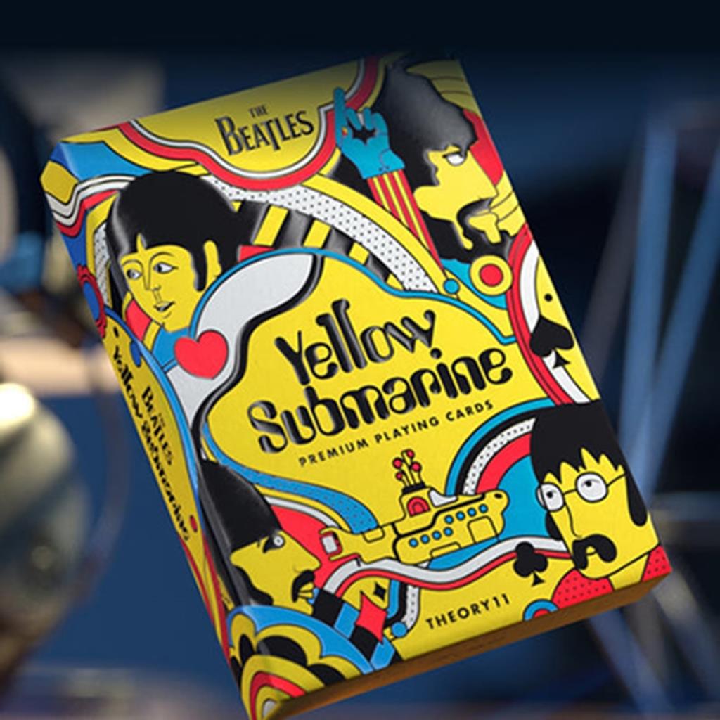 Baralho de Cartas Coleção Beatles Yellow Submarine