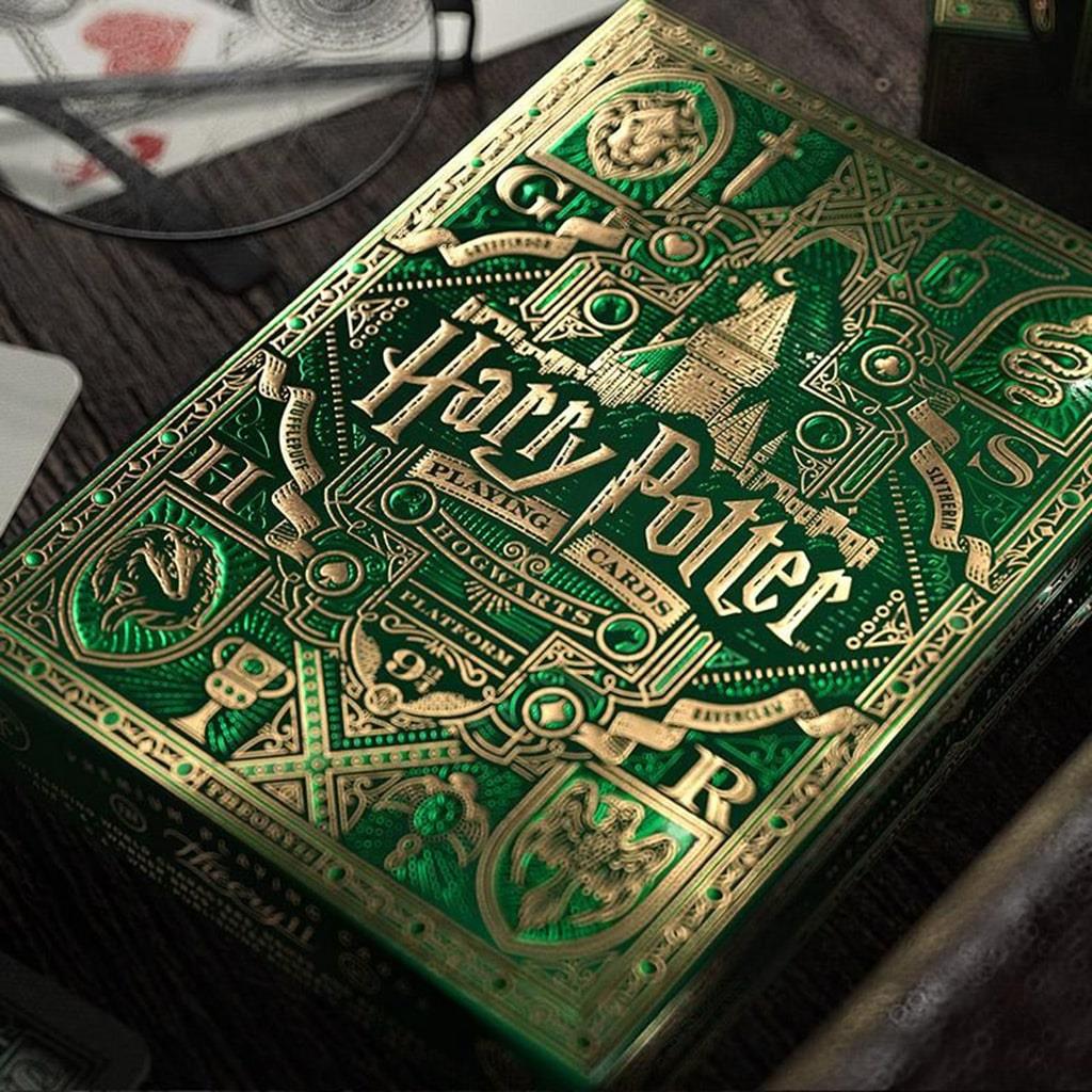 Baralho de Cartas Coleção Harry Potter Slytherin Verde
