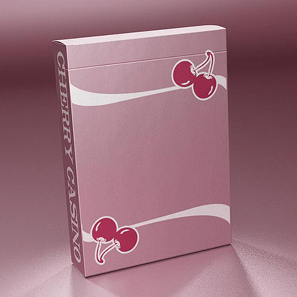Baralho de Cartas Magia Cherry Casino Rosa Flamingo