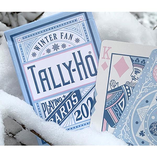 Baralho de Cartas Tally-Ho Winter Fan Back
