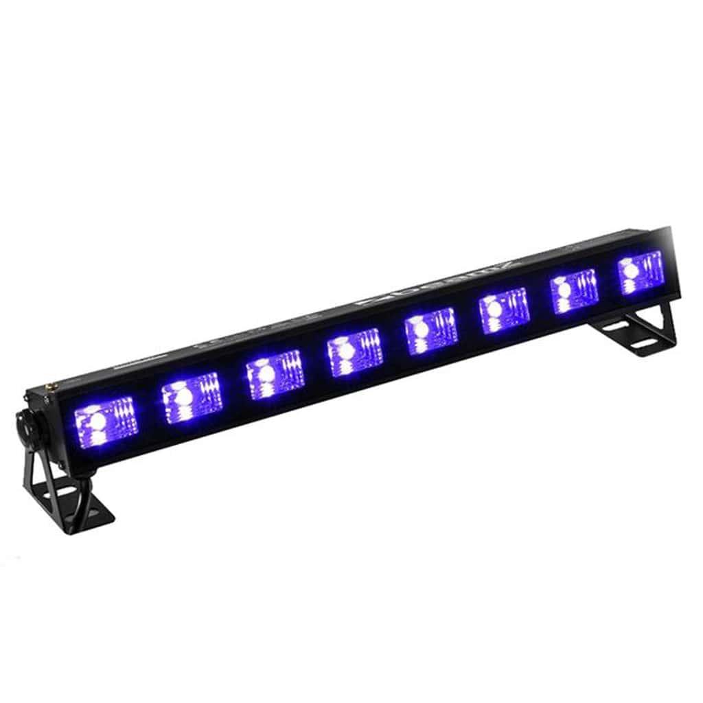 Barra Profissional 8 LEDs Brancos e UV BUVW83