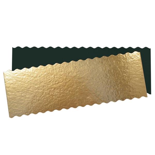 Bases com Ondas Dourado e Preto para Tortas, 5 unid.