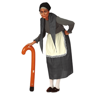 Bengala Castanha Insuflável, 86 Cm