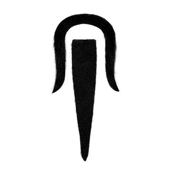 Bigode e Pêra Preto Chinês Samurai