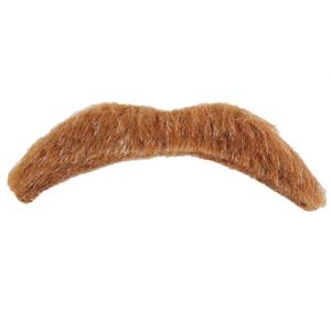 Bigode Curto Castanho