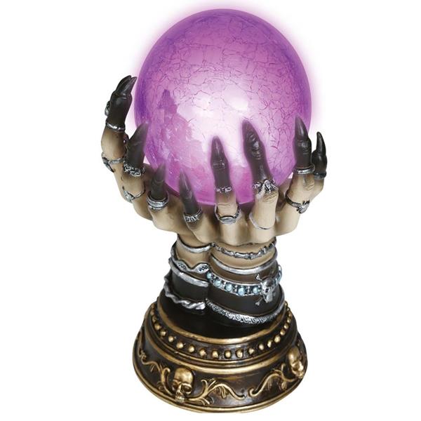 Bola Cristal com Mãos de Feiticeira