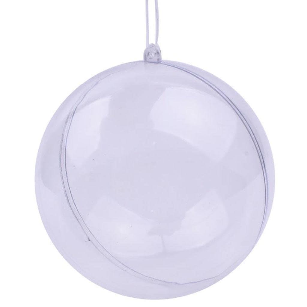 Bola Transparente Decorativa, 10 cm Bola Transparente Decorativa, 10 cm