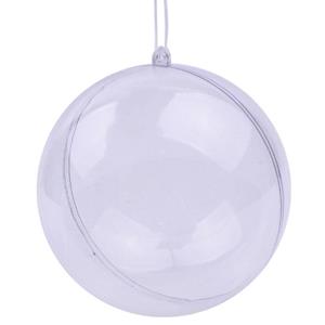 Bola Transparente Decorativa, 10 cm