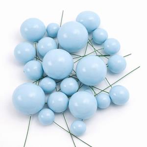 Bolas em Esferovite Azul Decorativas