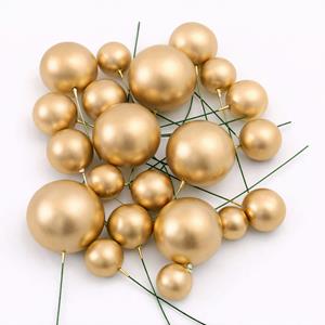 Bolas em Esferovite Douradas Decorativas