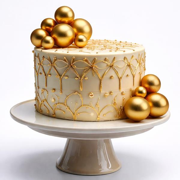 Bolas em Esferovite Dourado Decorativas