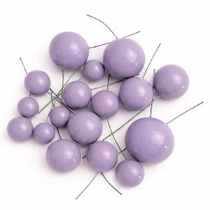 Bolas em Esferovite Lilás Decorativas Bolas em Esferovite Lilás Decorativas