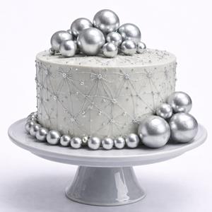 Bolas em Esferovite Prateadas Decorativas Bolas em Esferovite Prateadas Decorativas