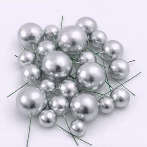 Bolas em Esferovite Prateadas Decorativas