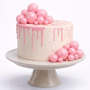 Bolas em Esferovite Rosa Decorativas