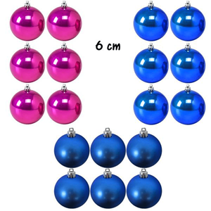 Bolas Natal, 6 cm