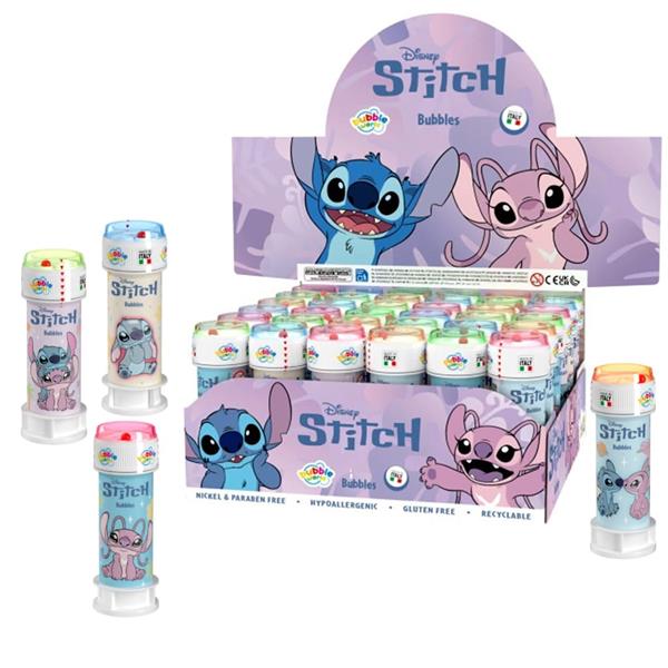 Bolinhas Sabão Stitch e Angel