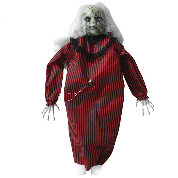 Boneca Exorcista em Levitação com Luz, Som e Movimento, 70 cm