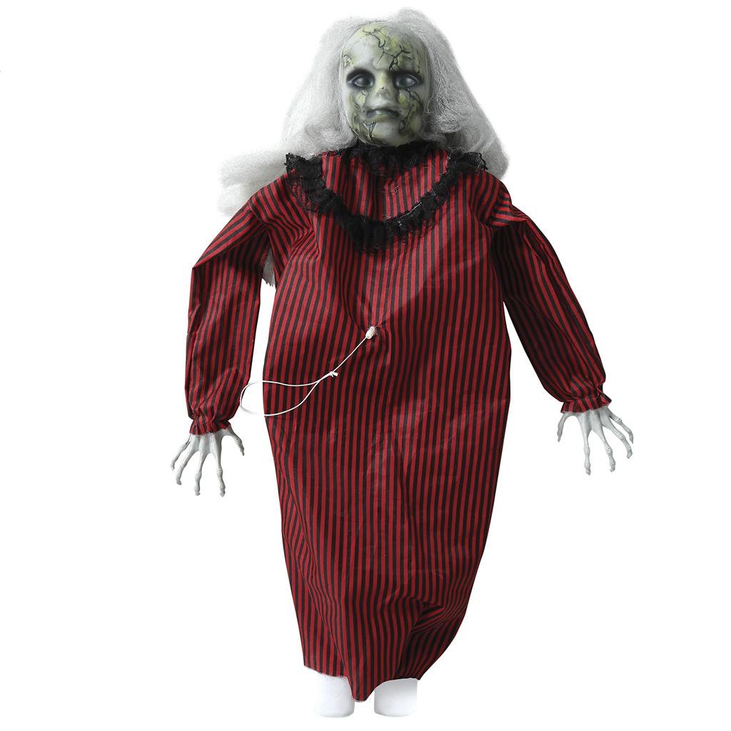 Boneca Exorcista em Levitação com Luz, Som e Movimento, 70 cm