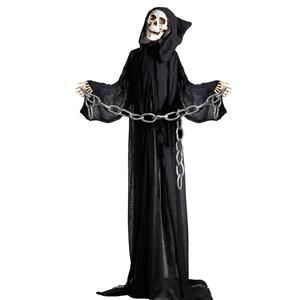 Boneco Caveira da Morte com Luz, Som e Movimento Boneco Caveira da Morte com Luz, Som e Movimento