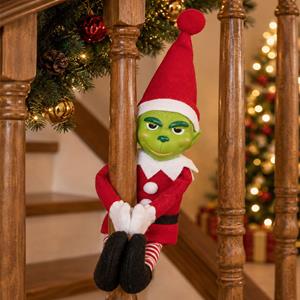 Boneco Elfo Verde Rabugento