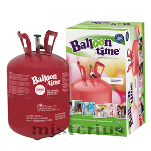 Botija de Hélio descartável, 30 balões