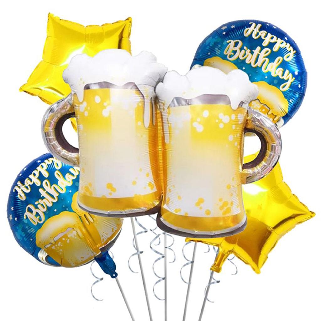 Bouquet de Balões Cerveja Happy Birthday