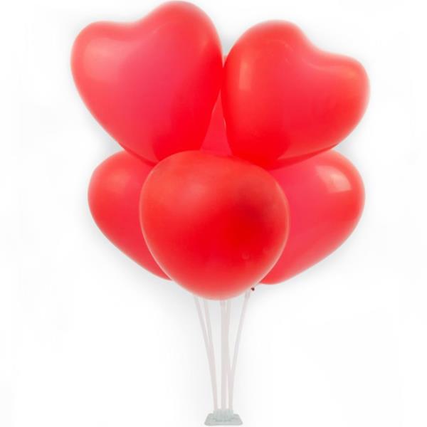 Bouquet de Balões Corações Vermelhos, 70 cm