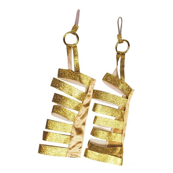 Braceletes Douradas de Deusa Grega