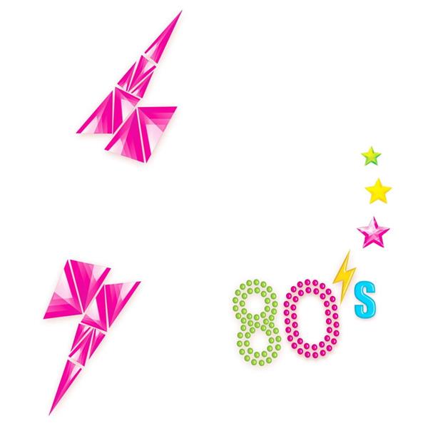 Brilhantes Adesivos Anos 80