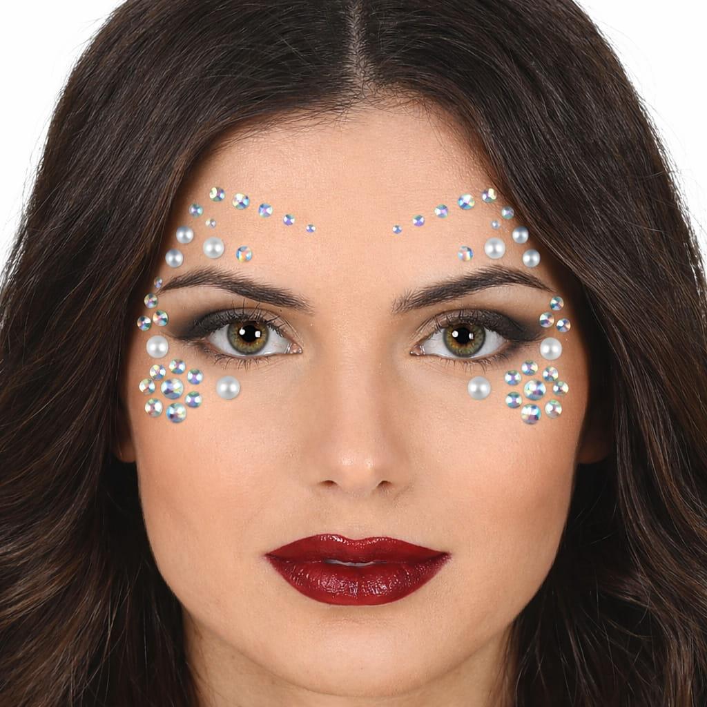 Brilhantes Adesivos Círculos Brancos e Iridescentes Brilhantes Adesivos Círculos Brancos e Iridescentes