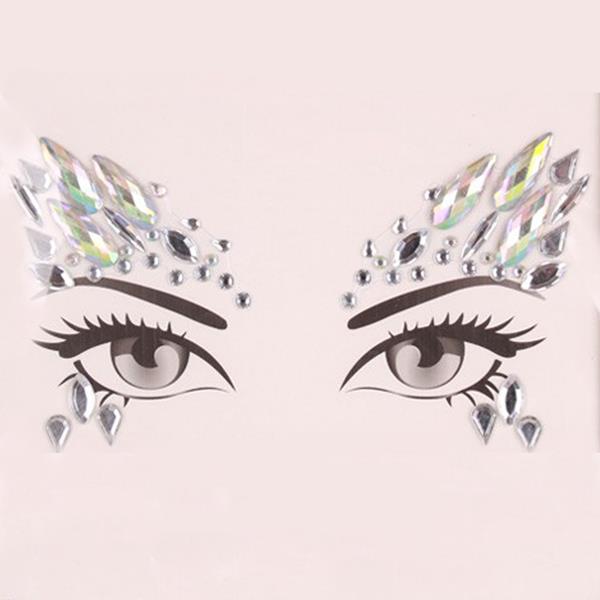 Brilhantes Adesivos Prateados