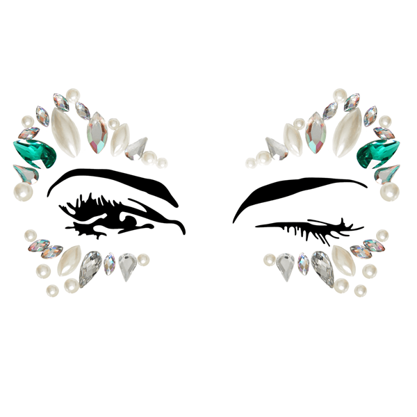 Brilhantes Adesivos Verdes