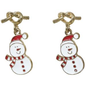 Brincos Bonecos de Neve