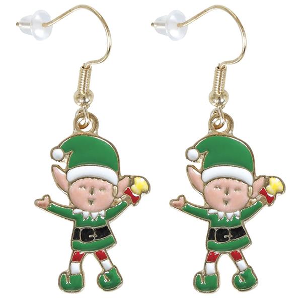 Brincos Elfos de Natal