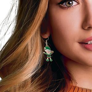 Brincos Elfos de Natal Brincos Elfos de Natal