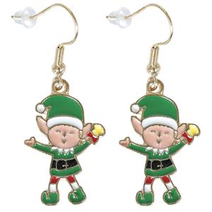 Brincos Elfos de Natal