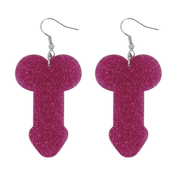 Brincos Pénis Rosa