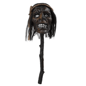 Cabeça Caveira Vodoo com luz