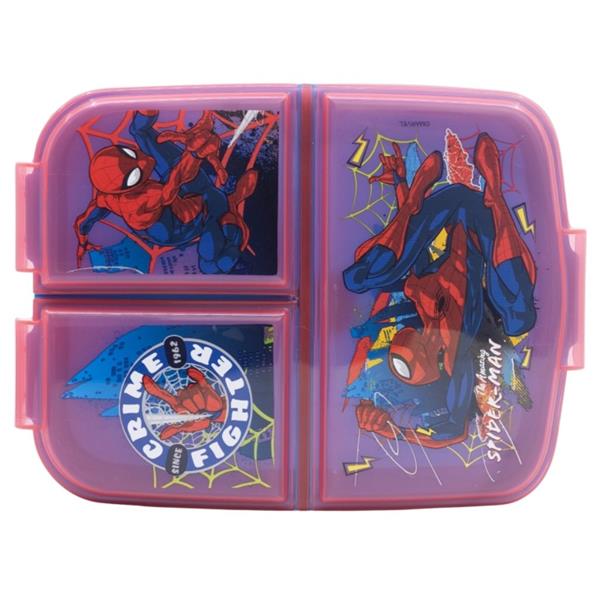 Caixa 3 Divisórias Homem Aranha Moving Target