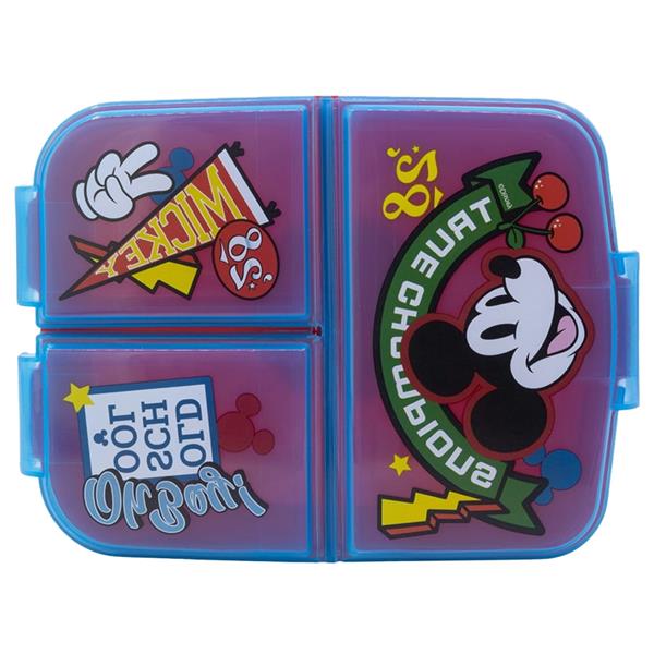 Caixa 3 Divisórias Mickey Mouse True Champions