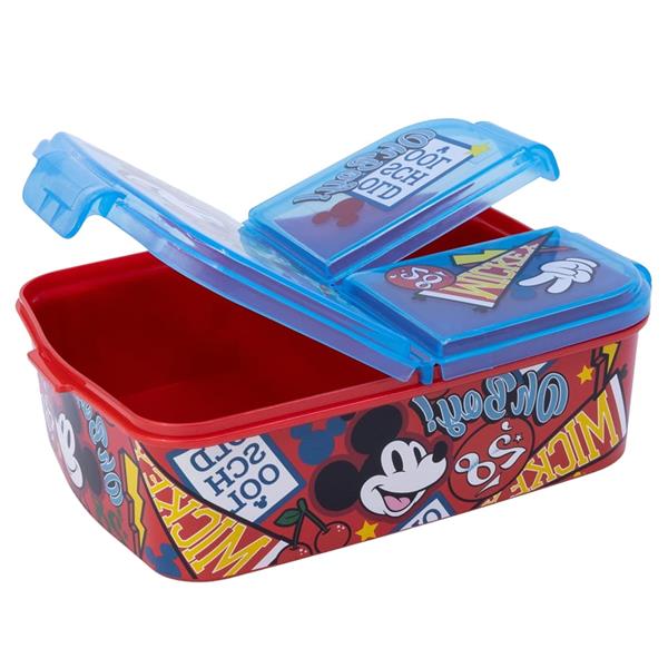 Caixa 3 Divisórias Mickey Mouse True Champions