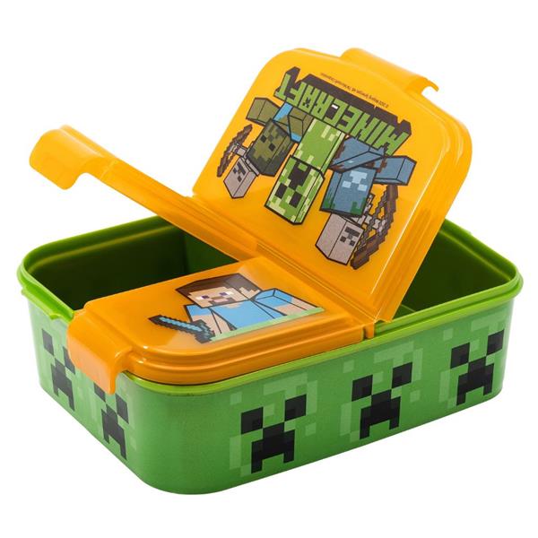 Caixa 3 Divisórias Minecraft