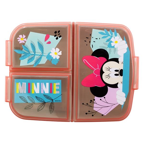 Caixa 3 Divisórias Minnie Mouse