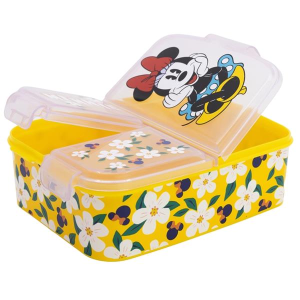 Caixa 3 Divisórias Minnie Mouse Sunshine