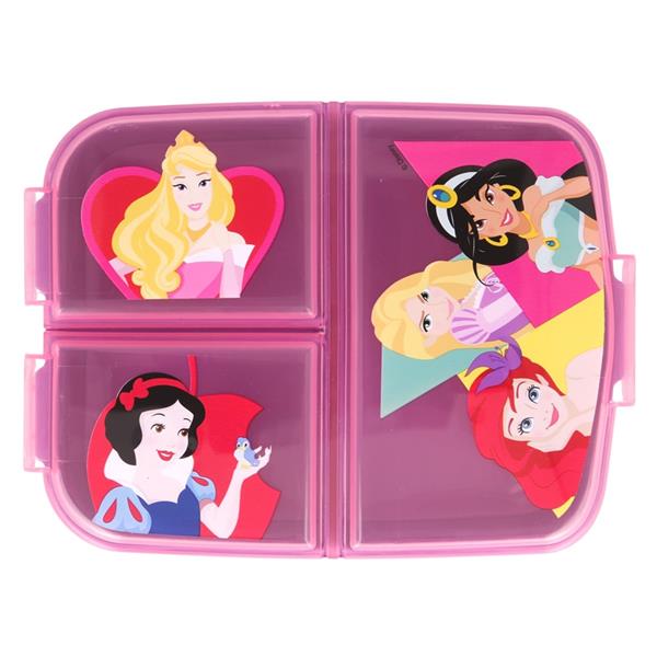 Caixa 3 Divisórias Princesas Disney